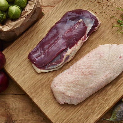 Ankbröst råa ca 300 gram/bröst / 1 kilo minimum