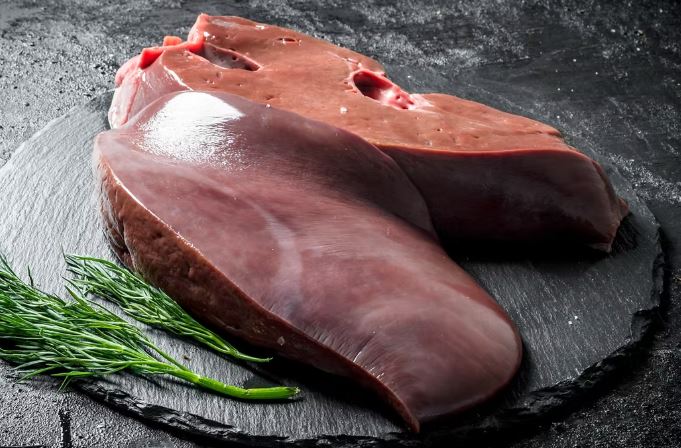 Kalv lever  göd fryst ca 4 kg/ st